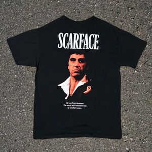 Scarface Graphic Black T-Shirt Size L